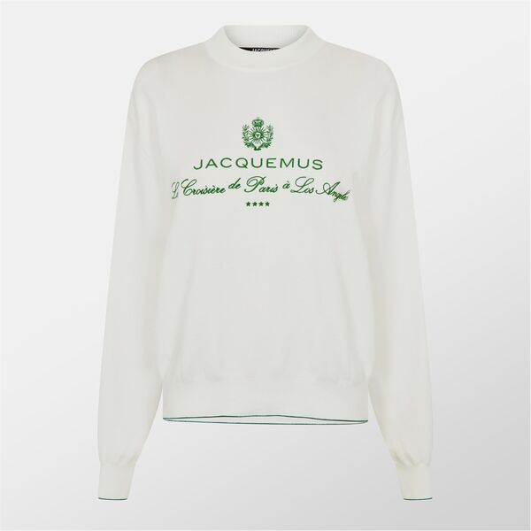 【送料無料】 ジャクエムス レディース パーカー・スウェット アウター Jacq Hotel Sweat Ld52 White