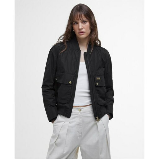【送料無料】 バブアー レディース ジャケット・ブルゾン アウター Priya Shower Proof Bomber Jacket Black 【送料無料】 バブアー レディース ジャケット・ブルゾン アウター Priya Shower Proof Bomber Jacket Black