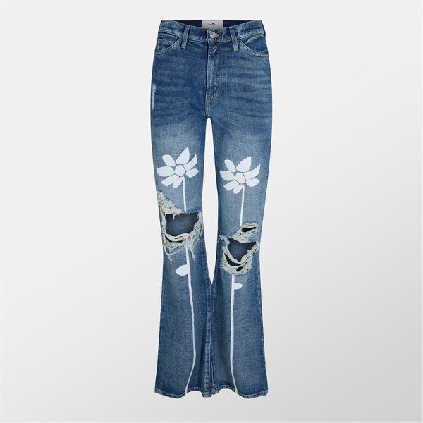 【送料無料】 セブンフォーオールマンカインド レディース デニムパンツ ボトムス 7FAM Easy Boot Ld99 Exploded Floral