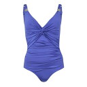 【送料無料】 ビバ レディース 上下セット 水着 Biba Icon Swimsuit With Tummy Control Blue