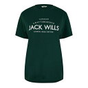【送料無料】 ジャック ウィルス レディース ナイトウェア アンダーウェア Forstal Boyfriend T-Shirt Dark Green
