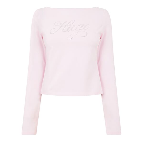 フューゴ レディース トップス シャツ HUGO Dastja_B 10269541 01 Lt/Pstl Pink ピンク