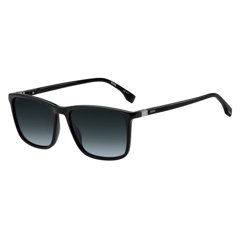 【送料無料】 ボス メンズ サングラス・アイウェア アクセサリー Rectangle Sunglasses Black
