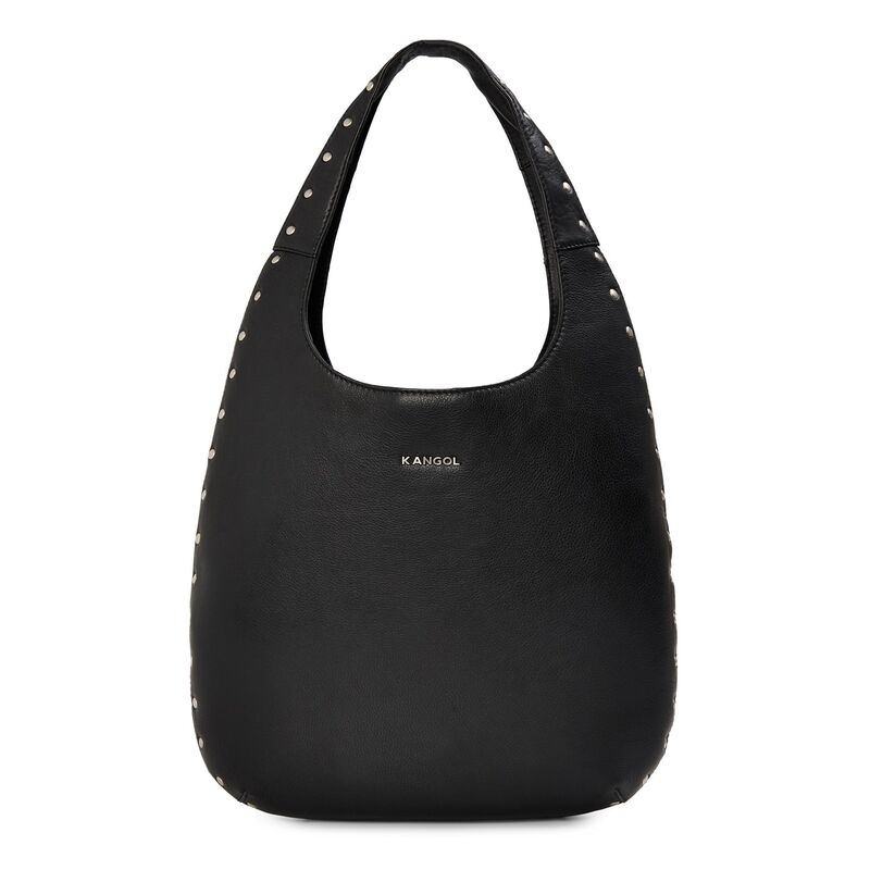 カンゴール レディース バッグ ハンドバッグ Kangol Moon Bag Black ブラック