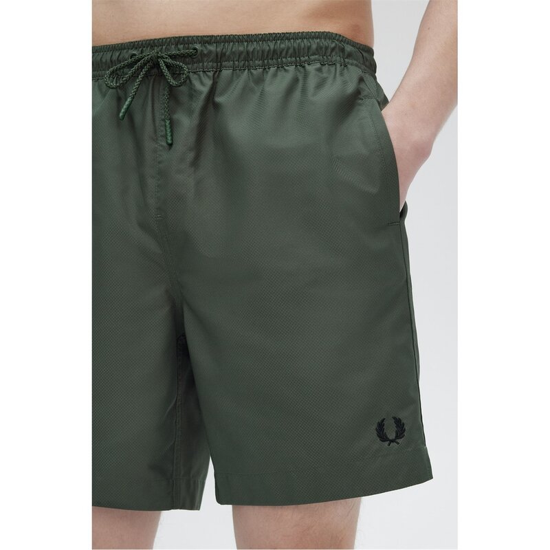 【送料無料】 フレッドペリー メンズ ハーフパンツ・ショーツ 水着 Classic Swim Shorts Court Green X89