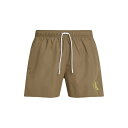 【送料無料】 カルバンクライン メンズ ハーフパンツ・ショーツ 水着 MEDIUM DRAWSTRING Dusky Green