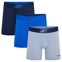 【送料無料】 リーボック メンズ ボクサーパンツ アンダーウェア Trunks Rey Sn53 Blue/Vectr Navy