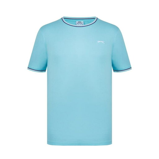 【送料無料】 スラセンジャー メンズ Tシャツ トップス Tipped T Shirt Mens Aqua 【送料無料】 スラセンジャー メンズ Tシャツ トップス Tipped T Shirt Mens Aqua