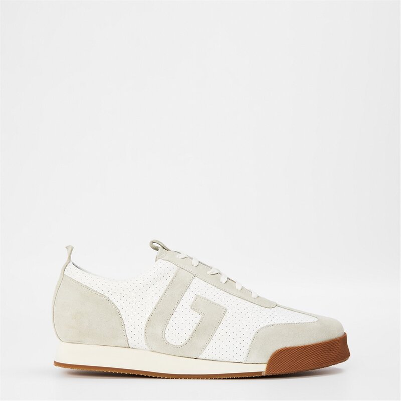 グレンソン メンズ シューズ スニーカー Grenson Sneaker 80 Sn53 White Perf ホワイト