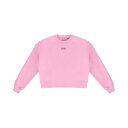 【送料無料】 ハンター レディース パーカー・スウェット アウター Tina Logo Cropped Crew Prism Pink