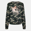 【送料無料】 トゥルーレリジョン レディース パーカー・スウェット アウター Buddha Dot Crw Ld99 Camo