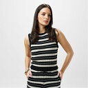 【送料無料】 ジャック ウィルス レディース タンクトップ トップス Tank Carbon Stripe