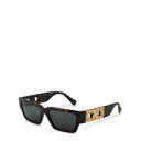 【送料無料】 ヴェルサーチ メンズ サングラス・アイウェア アクセサリー Versace 0VE4459-108 43 Brown/Grey