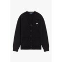 フレッドペリー 【送料無料】 フレッドペリー メンズ ニット・セーター カーディガン アウター Logo Cardigan Black 102