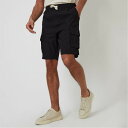 【送料無料】 スリードベア メンズ ハーフパンツ・ショーツ ボトムス Linen Blend Cargo Shorts Black