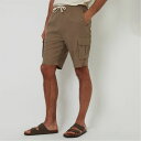【送料無料】 スリードベア メンズ ハーフパンツ・ショーツ ボトムス Linen Blend Cargo Shorts Taupe