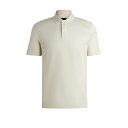 【送料無料】 ボス メンズ ポロシャツ トップス P-Parlay 207 10263004 01 Polo Shirt Mens Open White