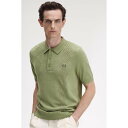 【送料無料】 フレッドペリー メンズ ポロシャツ トップス Fred Pointelle Polo Sn53 Olive Mint X88