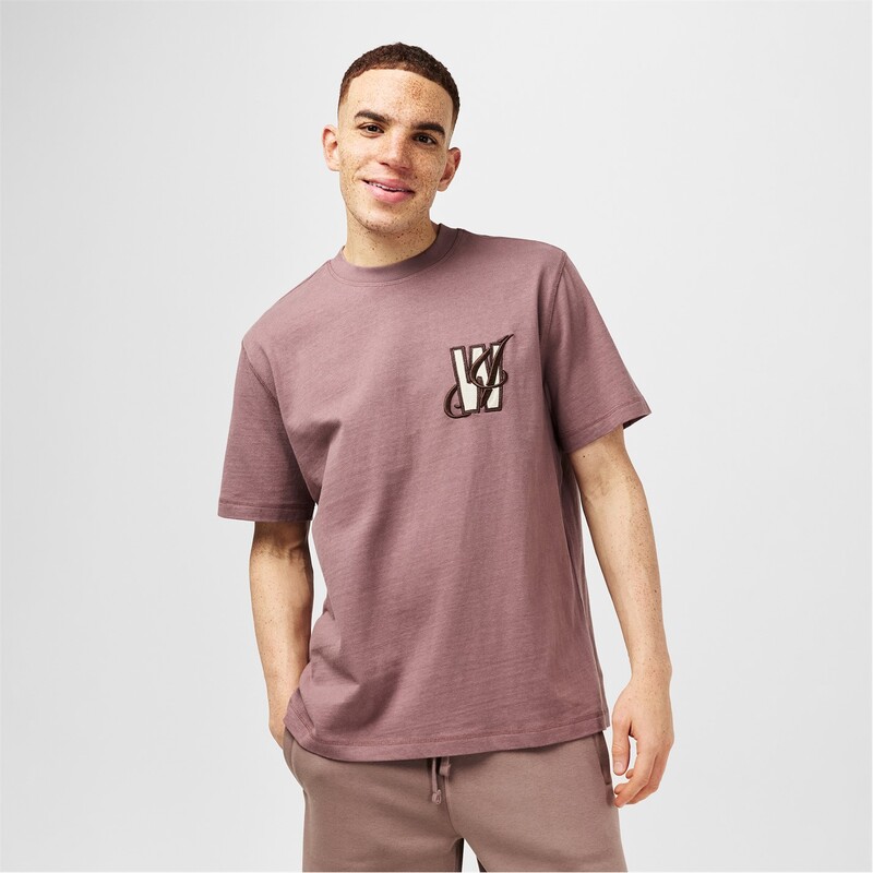 ̵ å 륹  T ȥåץ T-Shirt Brick Pink