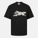 【送料無料】 アイスクリーム メンズ Tシャツ トップス Polka Dot Run Dog T-Shirt Black
