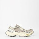 【送料無料】 バレンシアガ レディース スニーカー シューズ Stapler Runners Beige/Grey