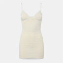 【送料無料】 ジャクエムス レディース ワンピース トップス Jacq Mn Robe Scala Ld52 Off White
