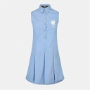 【送料無料】 ヴェルサーチ レディース ワンピース トップス Versace Ppln Slvelss Ld52 Powder Blue