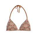 【送料無料】 チェルシーピア レディース トップのみ 水着 Triangle Bikini Top Palm Print