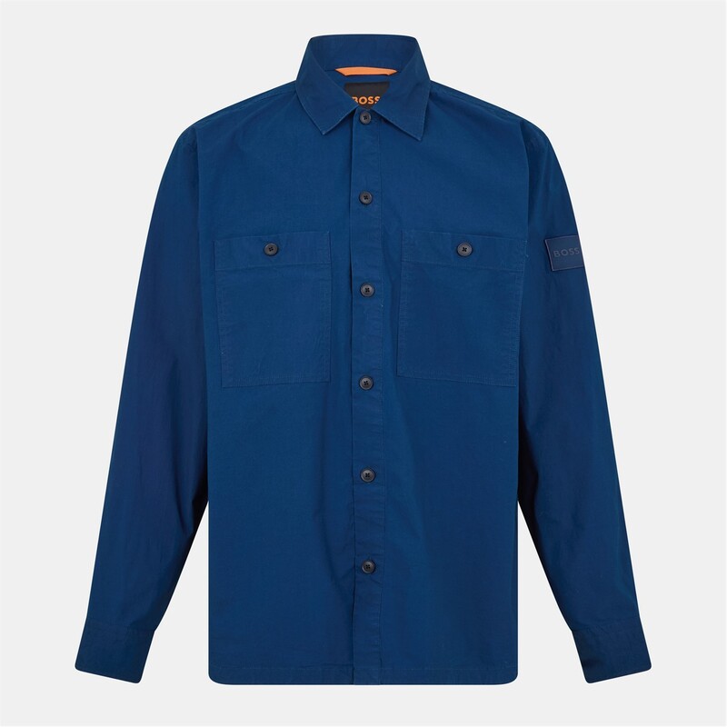 ボス メンズ アウター ジャケット・ブルゾン Boss Locky 2 M 10267882 01 Open Blue 466 ブルー