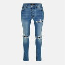 【送料無料】 アミリ メンズ デニムパンツ ボトムス Mx-1 Distressed Jeans Dark Indigo