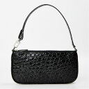 【送料無料】 バイファー レディース ハンドバッグ バッグ By Far Crc Embd Lthr Ld99 Black(4)