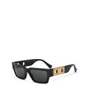 【送料無料】 ヴェルサーチ メンズ サングラス・アイウェア アクセサリー Versace 0VE4459-GB1 43 Black/Grey