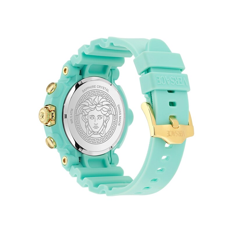 【送料無料】 ヴェルサーチ メンズ 腕時計 アクセサリー Versace Chrono Sn54 Blue/Blue