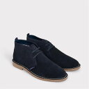【送料無料】 ベンシャーマン メンズ ブーツ・レインブーツ シューズ Hemmings Desert Boots Navy