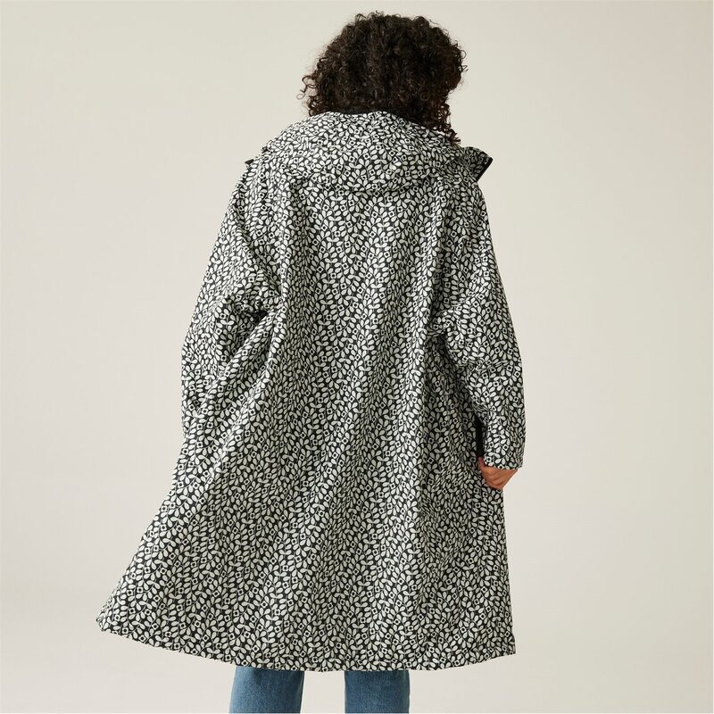 【送料無料】 レガッタ レディース ジャケット・ブルゾン アウター Orla Kiely Changing Robe Jasmine Flower Black