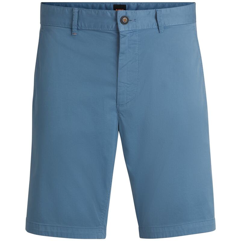 ボス メンズ ボトムス ハーフパンツ・ショーツ ショートパンツ Boss Chino-slim-Shorts 10270650 01 Open Blue 462 ブルー