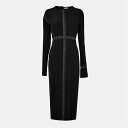 【送料無料】 マグラー レディース ワンピース トップス Mugler Midi Dress Ld99 Black
