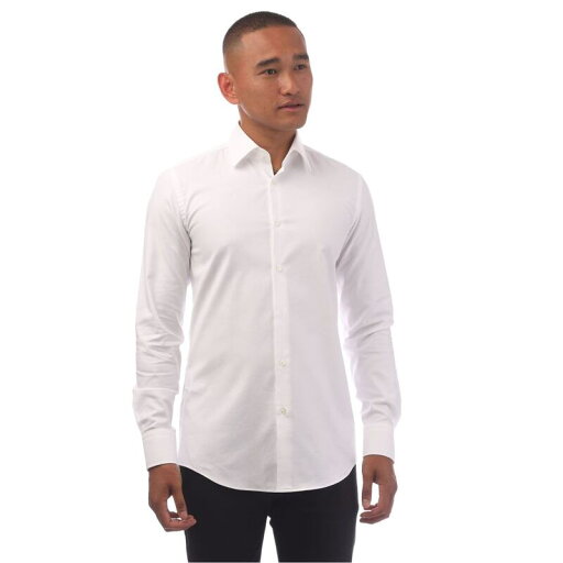 【送料無料】 フューゴ メンズ シャツ トップス H-Hank Kent Shirt White 【送料無料】 フューゴ メンズ シャツ トップス H-Hank Kent Shirt White