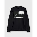 【送料無料】 プレティグリーン メンズ パーカー・スウェット アウター PG Live Forever Swt Sn61 Black(4)