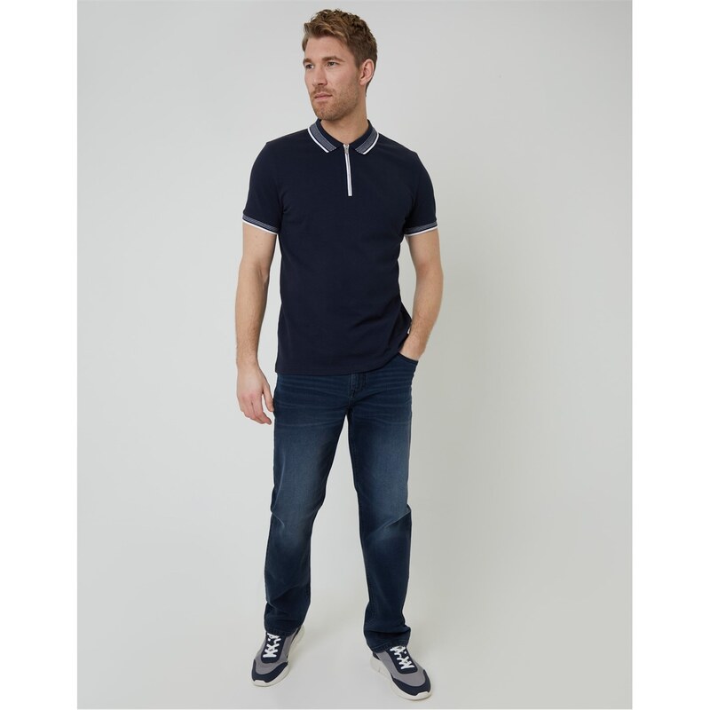 スリードベア メンズ トップス ポロシャツ Threadbare TB Polo Honey Sn99 Navy ネイビー