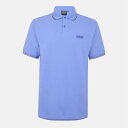 【送料無料】 バブアー メンズ ポロシャツ トップス Evan Tipped Short-Sleeved Polo Shirt Manor Blue BU58