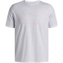 【送料無料】 アンダーアーマー メンズ Tシャツ トップス Foundation Short Sleeve Mens White/Pink