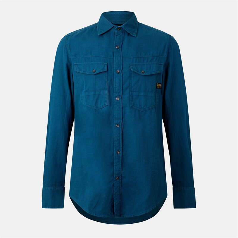 【送料無料】 ジースター メンズ シャツ トップス Gstar Dakota Slim LS Sn99 Nitro Gd