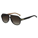【送料無料】 ボス メンズ サングラス・アイウェア アクセサリー Boss Su Sunglass Sn54 Black