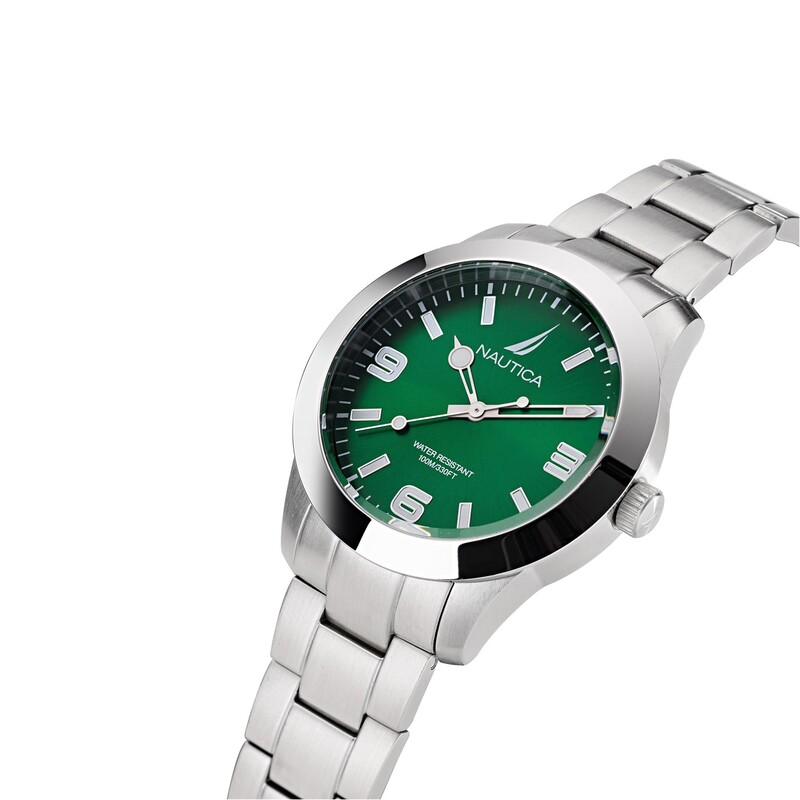 【送料無料】 ナウティカ メンズ 腕時計 アクセサリー Nautica Dial Brclt Sn99 Silver