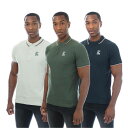 【送料無料】 ダックアンドカバー メンズ ポロシャツ トップス 3 Pack of Melports Polo Shirts Multi colour