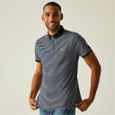 【送料無料】 レガッタ メンズ ポロシャツ トップス Tiver Polo Shirt Navy/Stone White Stripe