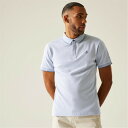 【送料無料】 レガッタ メンズ ポロシャツ トップス Tiver Polo Shirt Skyway/White Stripe