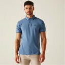 【送料無料】 レガッタ メンズ ポロシャツ トップス Tadeo II Polo Shirt Coronet Blue/White Tipping