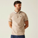 【送料無料】 レガッタ メンズ ポロシャツ トップス Tadeo II Polo Shirt White Pepper/White Tipping